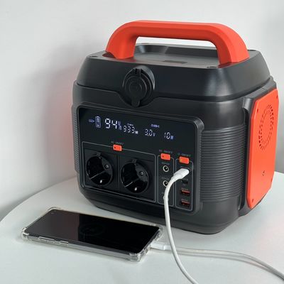 محطة طاقة متعددة الوظائف 576wh/600W للشرفة RV