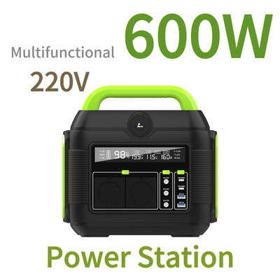 مولد عاكس بطارية الليثيوم 600W ذات لون قابل للتخصيص لمحطة الطاقة المحمولة