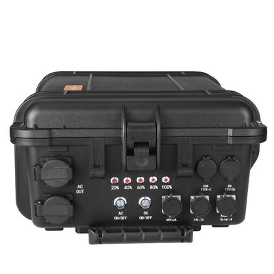 LiFePO4 DC إلى AC الطاقة 2000W مولد الطاقة الشمسية للتخييم 4800wh السعة الاسمية