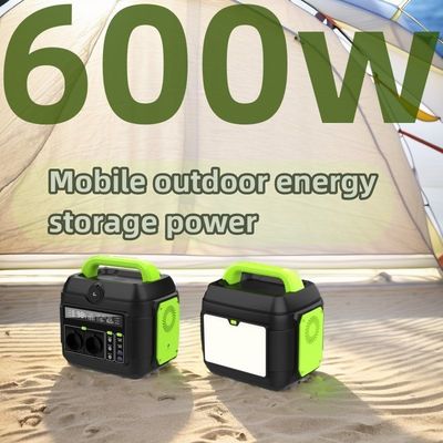 محطة توليد الطاقة المحمولة 600W 576wh مولد الطاقة الشمسية الخارجي القابل لإعادة التدوير