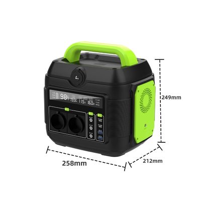 تكنولوجيا MPPT 600W 576Wh / 14.4V / 40Ah مولد شمسي محمول 160000mAh للسوق