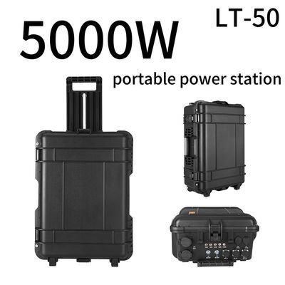 مولد الطاقة الشمسية المنزلية 3600W 5000W مولد الطاقة بالبطارية الليثيوم الشحن السريع