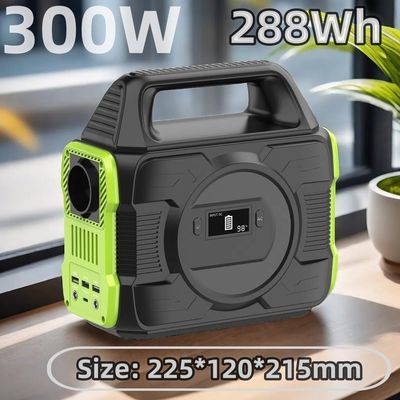 محطة الطاقة المحمولة متعددة المعايير 300W للتخييم الطلب المخصص
