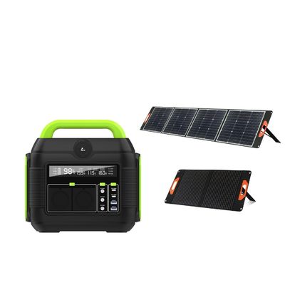 محطة الطاقة المحمولة الهادئة 600W مولد شمسي مع بطارية الليثيوم