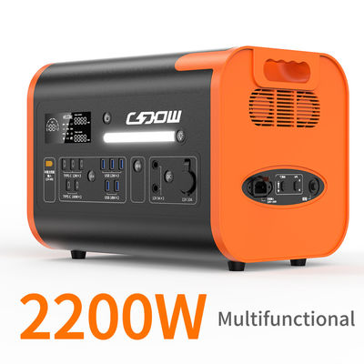 محطة الطاقة المحمولة المخصصة 120 فولت 2000W AC Pure Sine Wave