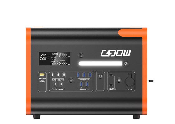 محطة الطاقة المحمولة المخصصة 120 فولت 2000W AC Pure Sine Wave