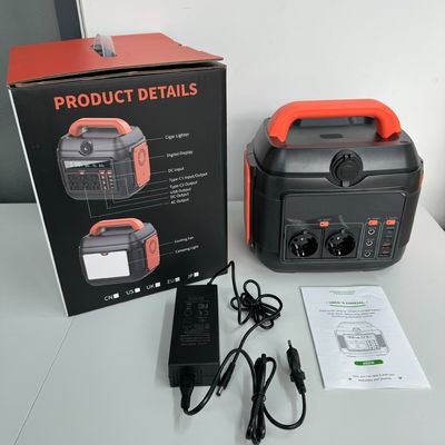 الكشف عن الكورد الطبيعي محطة الطاقة المحمولة 600W/576wh للمنازل الخارجية RV والإستعداد