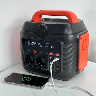 288Wh محطة توليد الطاقة الشمسية متعددة الوظائف مع 576wh السعة الاسمية و 600W شحن