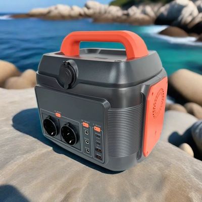 OEM / ODM 600W التخييم الطاقة المتنقلة محطة الطاقة الطارئة الداخلية مولد الطاقة الشمسية المدمج في المحول