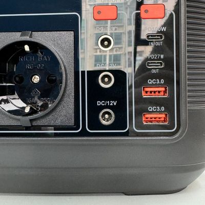 محطة توليد الطاقة المحمولة 600W 200W 300W 110V 220V مولد الطاقة الشمسية للتخييم