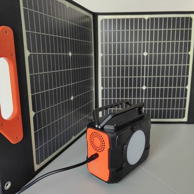 مولد الطاقة الشمسية خفيف الوزن 200 واط مع معدل تفريغ منخفض و بطارية سعة 48000mAh