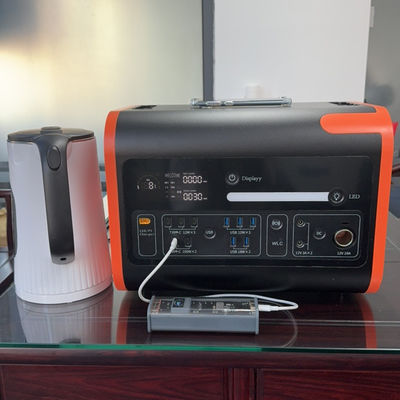 محطة توليد الطاقة المحمولة لـ 2200W Lifepo4 2048wh LiFePO4 مولد شمسي