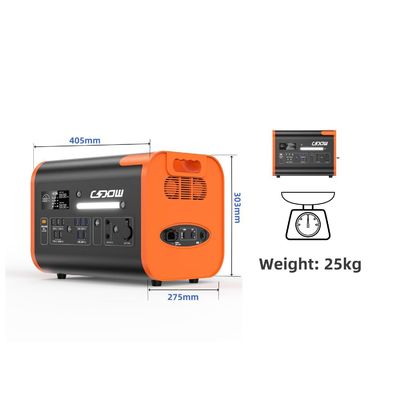 محطة توليد الطاقة المحمولة لـ 2200W Lifepo4 2048wh LiFePO4 مولد شمسي