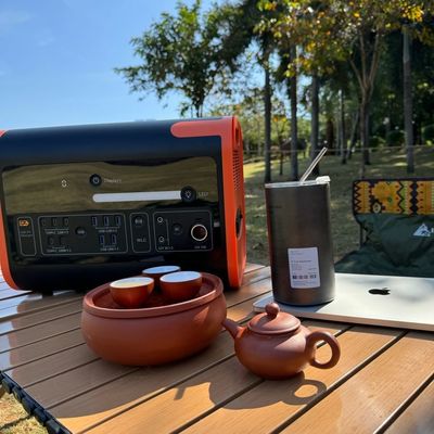 موجة الصينية النقية LiFePO4 220V محطة الطاقة المتنقلة المنزلية في الهواء الطلق 2200W تخزين الطاقة