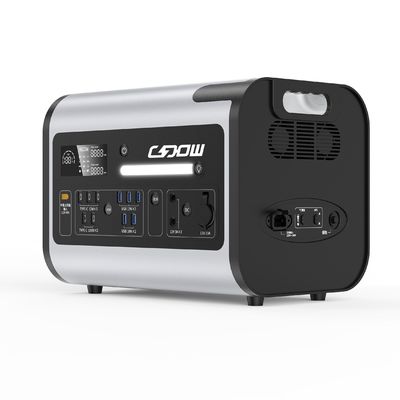 محطة توليد الطاقة الشمسية المحمولة 2200W مع بطارية LiFePO4 ومصدر شاحن السيارة 12V / 10A