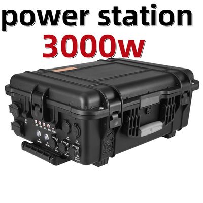 100-120V-3000W50Hz/60Hz طاقة الخروج القابلة للتعديل محطة توليد الكهرباء الخارجي للتخييم