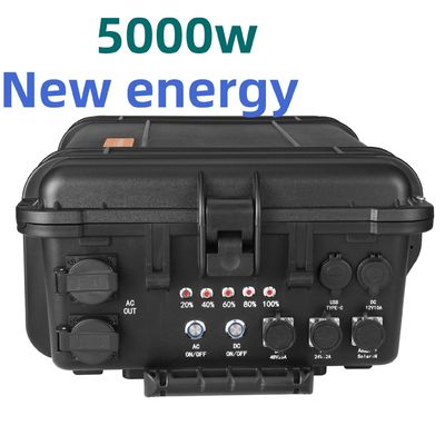 8000W طاقة الذروة LiFePO4 بطارية الليثيوم محطة طاقة محمولة للتخييم في الهواء الطلق