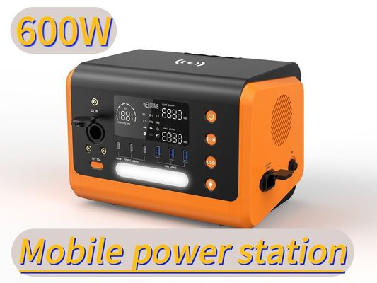 محطة توليد الطاقة المحمولة للطاقة الشمسية 600 واط HT06 600Wh مع مخرج AC 110V/230V