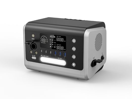 محطة توليد الطاقة المحمولة للطاقة الشمسية 600 واط HT06 600Wh مع مخرج AC 110V/230V