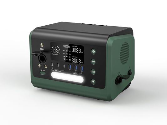 محطة توليد الطاقة المحمولة للطاقة الشمسية 600 واط HT06 600Wh مع مخرج AC 110V/230V