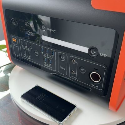 محطة الطاقة المحمولة 2200W للضوء LED شريط العرض والبطارية قابلة للإزالة قد لا