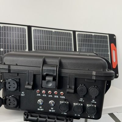 15A Max AC Output LT-40 محطة الطاقة الشمسية القابلة لإعادة الشحن لحالات الطوارئ المنزلية وعربة الغولف