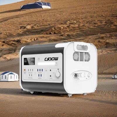 محطة توليد الطاقة المحمولة LiFePO4 ذات الطاقة العالية 2200W للأسلاك الرئيسية والحلول الشمسية