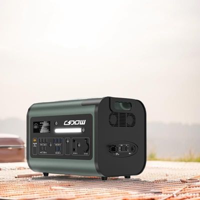 بطارية LiFePO4 الطوارئ التخييم مولد الطاقة الشمسية 1000W 2200W محطة الطاقة المحمولة
