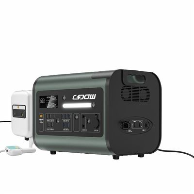 النوع C 3*18W/2*100W الطاقة المتنقلة في الهواء الطلق محطة الطاقة المحمولة 2000W الطوارئ في المنزل الشمسي