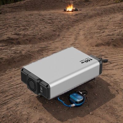 محطة بنك طاقة شمسية قابلة لإعادة التدوير 150W مثالية للتخييم في الهواء الطلق والطوارئ المنزلية