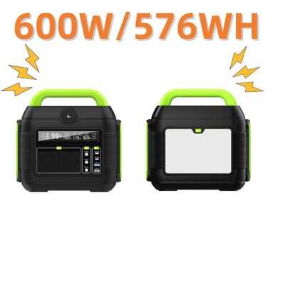 محطة توليد الكهرباء سريعة الشحن 600W/160000mAh قابلة لإعادة التدوير 110V المحمول AC / DC / USB / Type-C Power Bank S6