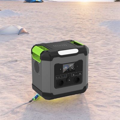 محطة طاقة الطوارئ الشمسية المحمولة 1500W مع التيار التيار المتردد 110/230V-50Hz/60Hz