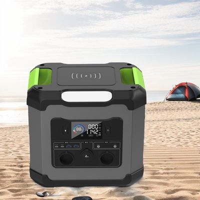 محطة طاقة الطوارئ الشمسية المحمولة 1500W مع التيار التيار المتردد 110/230V-50Hz/60Hz