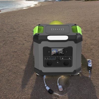 محطة طاقة الطوارئ الشمسية المحمولة 1500W مع التيار التيار المتردد 110/230V-50Hz/60Hz
