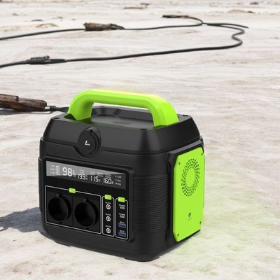 بطارية الليثيوم الثلاثية 576wh محطة الطاقة الشمسية المحمولة المحمولة 600W للتخييم والطوارئ