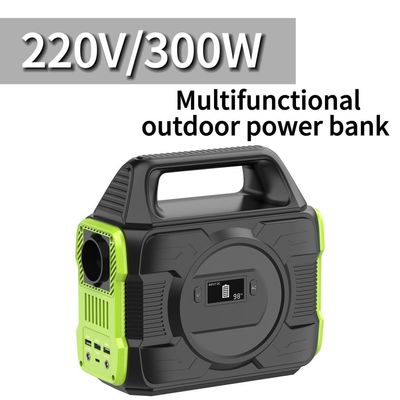 300W 220V الشحن الشمسي الكنز للمنزل التخييم الطوارئ بطارية الليثيوم المحمولة