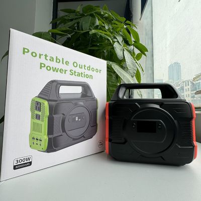 AC Socket Us S3 300W محطة الطاقة المحمولة المنزلية الطارئة مع تصميم محمول