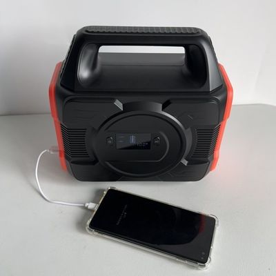 AC Socket Us S3 300W محطة الطاقة المحمولة المنزلية الطارئة مع تصميم محمول