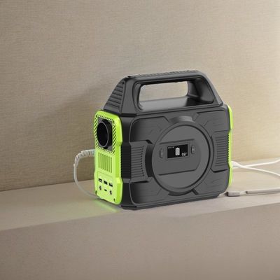 مولد الطوارئ للطاقة المتنقلة المحمولة في الهواء الطلق شاشة الكريستال السائل 300W / 288wh
