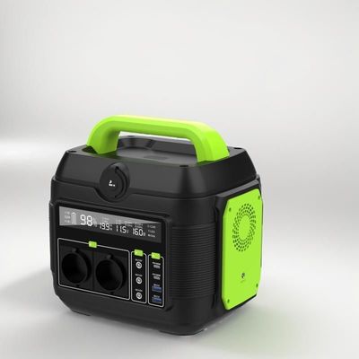 لون قابل للتخصيص محطة توليد الطاقة المحمولة لتخزين الطاقة 600W للحالات الطارئة المنزلية