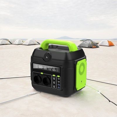 حل طاقة التخييم في الهواء الطلق محطة طاقة 600W مع بطارية الليثيوم ومخرج S6