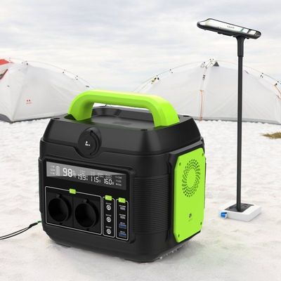 حل طاقة التخييم في الهواء الطلق محطة طاقة 600W مع بطارية الليثيوم ومخرج S6