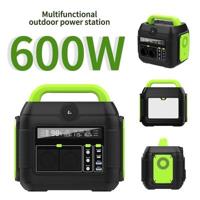 محطة كهرباء ذات طاقة عالية محمولة 600W 561wh مع بطارية الليثيوم الثلاثية الطارئة
