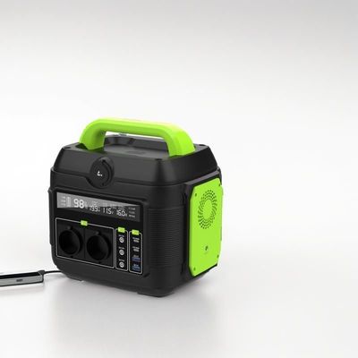 600W AC110V AC220V بطارية الليثيوم محطة الطاقة الشمسية المحمولة للسيارات