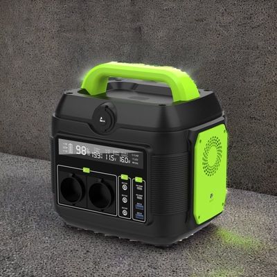 بطارية LiFePO4 DC AC محطة الطاقة الشمسية المحمولة لمصدر الطاقة الطارئة في المنازل الداخلية والخارجية