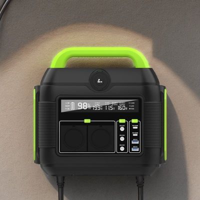 لون قابل للتخصيص 600W 576wh مولد الطاقة الشمسية المنزلية 110V 220V للأنشطة في الهواء الطلق