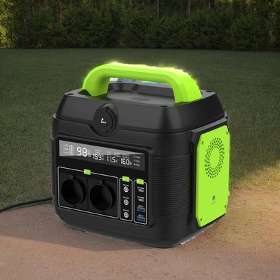 لون قابل للتخصيص 600W 576wh مولد الطاقة الشمسية المنزلية 110V 220V للأنشطة في الهواء الطلق