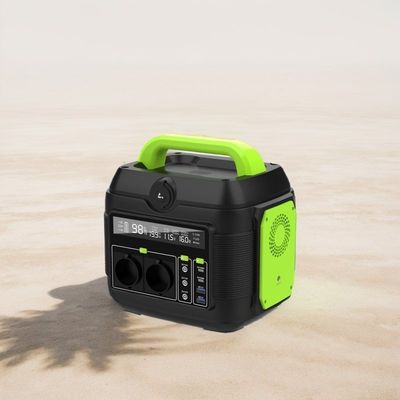 محطة طاقة شمسية محمولة بطارية الليثيوم 600W 110V/220V للخارج الصديقة للبيئة
