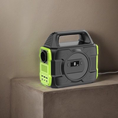 محطة طاقة للتخييم في الهواء الطلق المحمولة 300W AC الخروج القوة العالية مع بطارية الليثيوم