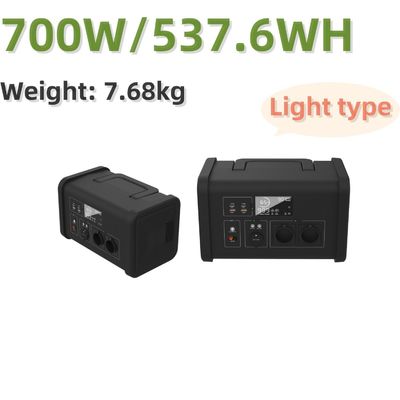 ST7 محطة الطاقة المحمولة لتخزين الطاقة بالشرفة مع 1 و 700W شاحن الطاقة المحمولة